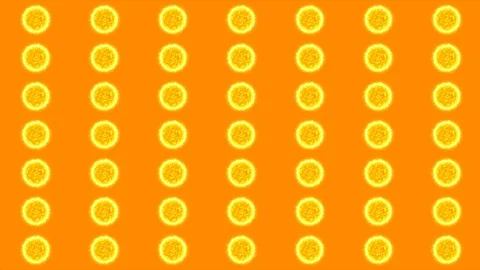 Isolated a lot of sun rotating animation. Parallel universe concept. Stock Footage 112272823