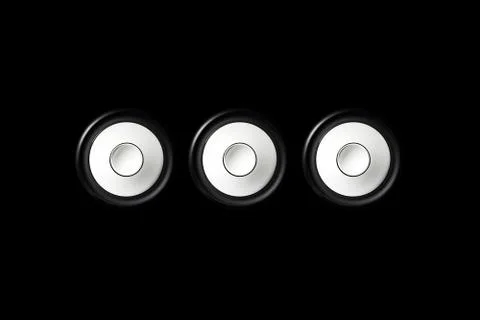 Isolated Loudspeaker Driver Stock Photos
