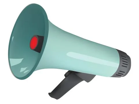 Isolated loudspeaker 스톡 일러스트