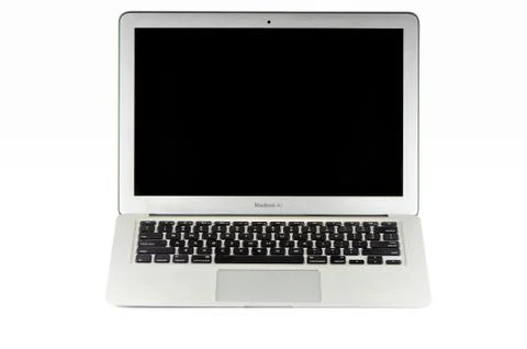 Isolated Macbook AIr Stock-Fotos