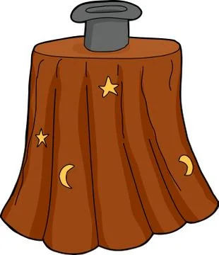 Isolated magician hat Stock-Illustration