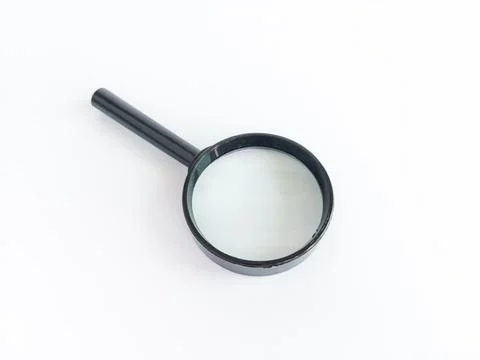 Isolated Magnifying Glass Stock Photos