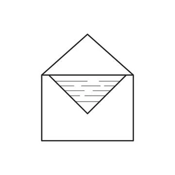 Isolated mail icon Stock Illustration