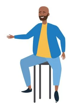 Isolated man design vector illustrator Stock Illustration
