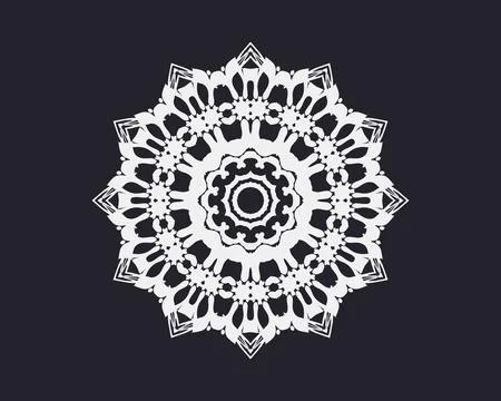 Isolated Mandala design vector illustration. Geometric ornamental mandala design Stock Illustration