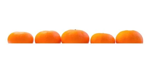 Isolated mandarine Stock Photos