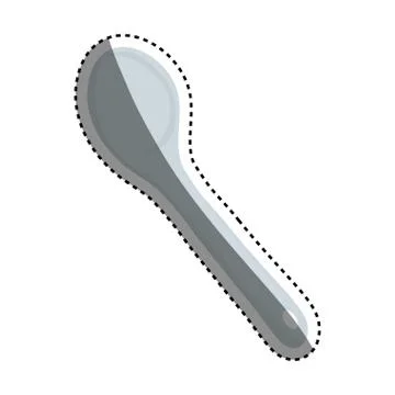 Isolated measuring spoon Stockillustratie