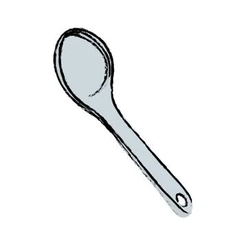Isolated measuring spoon Illustrazione stock