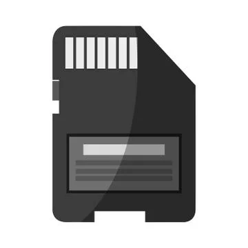 Isolated memory stick device design Stock Illustration