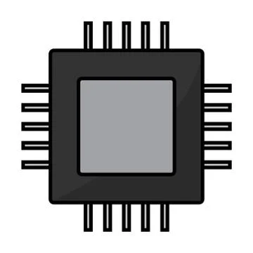 Isolated memory stick icon Stock Illustration