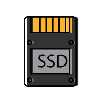 Isolated memory stick icon 스톡 일러스트