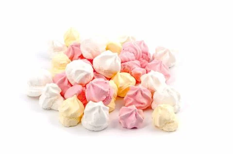 Isolated meringues Stock Photos