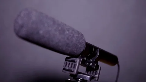 Isolated Microphone Stock Footage 114733926