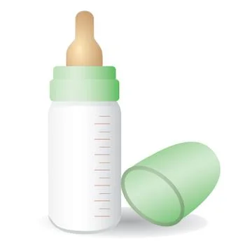 Isolated milk bottle on white background vector design Stock Illustration