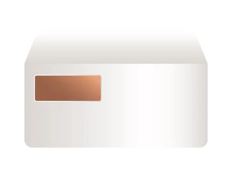 Isolated mockup envelope vector design Stock Illustration