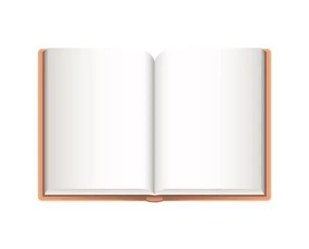 Isolated mockup open notebook vector design Stock Illustration