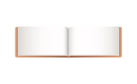 Isolated mockup open notebook vector design Stock Illustration