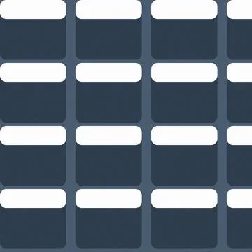 Isolated modern rectangular icons on grid pattern background illustration Stock Illustration