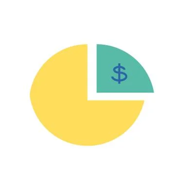 Isolated money cake of workflow vector design 스톡 일러스트