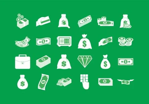 Isolated money icon set vector design Stock Illustration