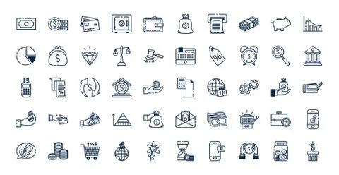 Isolated money icon set vector design Stock Illustration