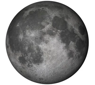 Isolated Moon Illustration. Stock Illustration