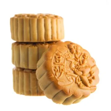 Isolated mooncakes Stock Photos
