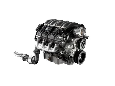 Isolated motor engine on white background Foto stock