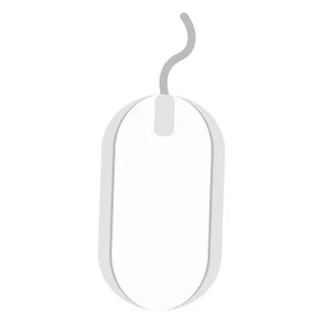 Isolated mouse computer Illustrazione stock