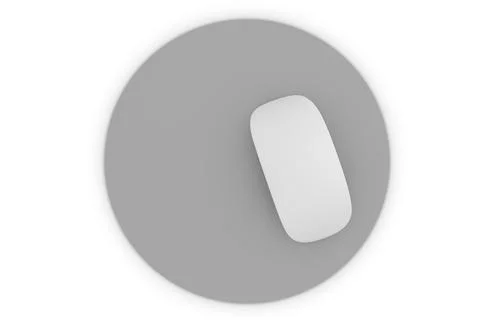 Isolated mousepad mockup Stock Illustration