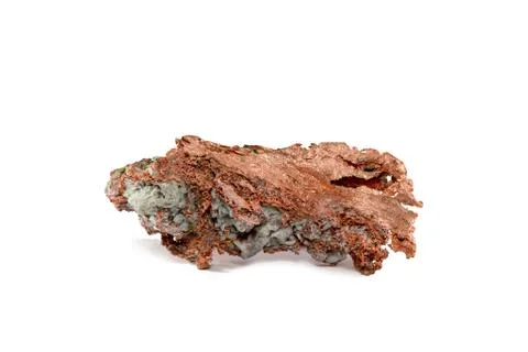 Isolated Native Copper Nugget Stock Photos