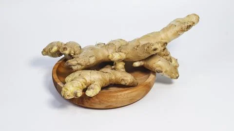 Isolated Natural Tree Root on White Background Stock Photos