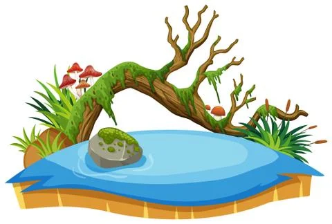 An isolated nature element Stock Illustration