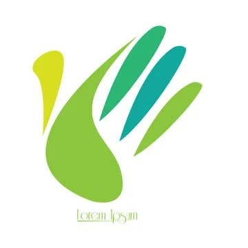 Isolated nature logo Stock Illustration