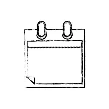 Isolated note paper Illustrazione stock