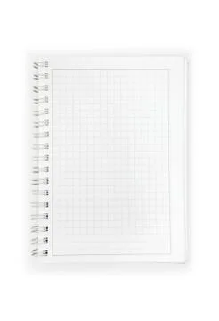 Isolated notebook on a white background Stock-Fotos