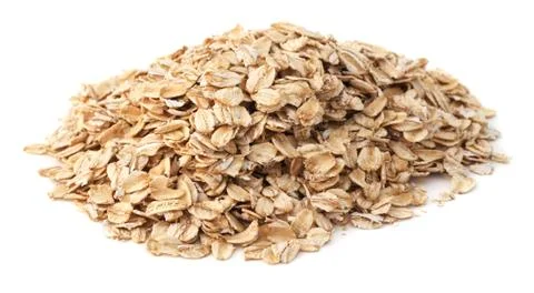 Isolated Oatmeal Stockfoto's