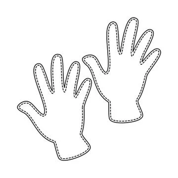 Isolated object of accessory and style sign. Set of accessory and distinctive Stock Illustration