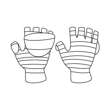 Isolated object of accessory and style symbol. Collection of accessory and Stock Illustration