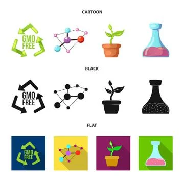 Isolated object of  and  logo. Set of  and  stock symbol for web. Stock Illustration