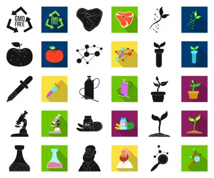 Isolated object of  and  symbol. Set of  and  vector icon for stock. Stock Illustration