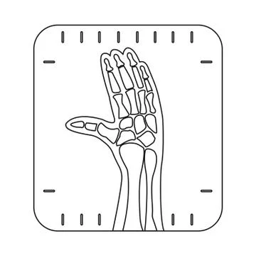 Isolated object of body and human logo. Collection of body and medical vector Stock Illustration