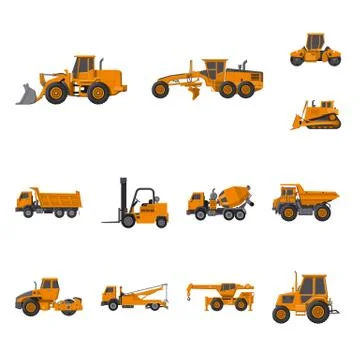 Isolated object of build and construction logo. Collection of build and Stock-Illustration