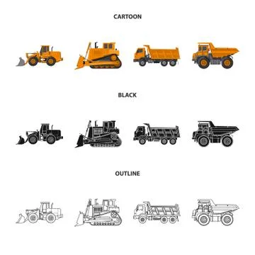 Isolated object of build and construction symbol. Collection of build and 스톡 일러스트