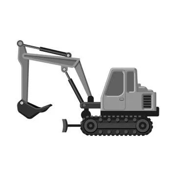 Isolated object of build and construction icon. Set of build and machinery stock 스톡 일러스트