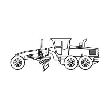Isolated object of build and construction icon. Set of build and machinery Illustrazione stock