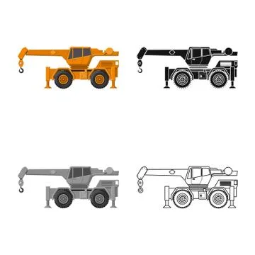 Isolated object of build and construction icon. Collection of build and Stock Illustration
