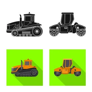 Isolated object of build and construction sign. Collection of build and 스톡 일러스트