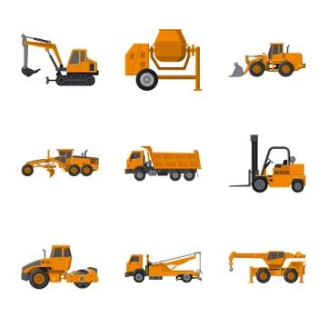 Isolated object of build and construction logo. Collection of build and 스톡 일러스트
