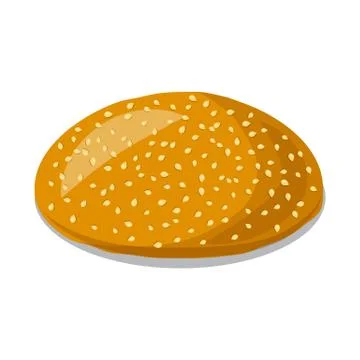 Isolated object of burger and sandwich sign. Collection of burger and slice Stock Illustration